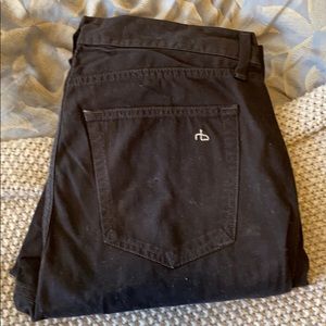 Rag & bone black khaki trousers size 32